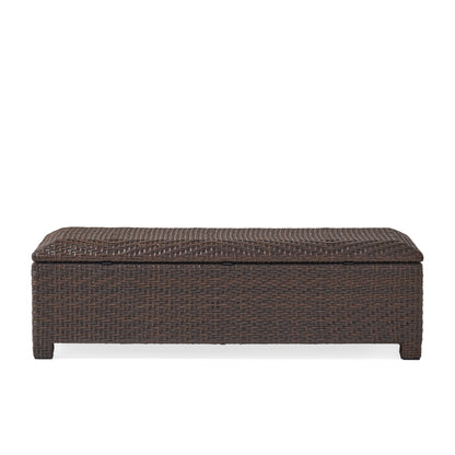 SANTIAGO PE WICKER STORAGE BENCH