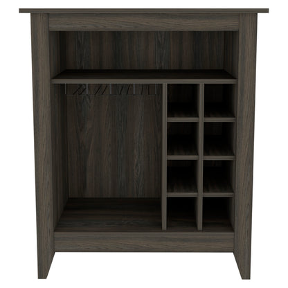 New Canaan 6-Bottle 1-Drawer 1-Shelf Bar Cabinet Carbon Espresso