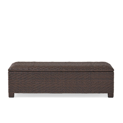 SANTIAGO PE WICKER STORAGE BENCH